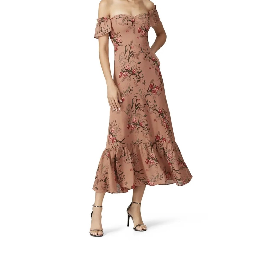 Reformation Butterfly midi Dress size 6 Flaw see photos